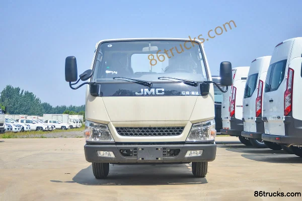 JMC Shunda Narrow Body Luxury Edition 116hp 4X2(6 wheels) 3.1m Single Row Flatbed Light Truck Exterior (2) | 86Trucks