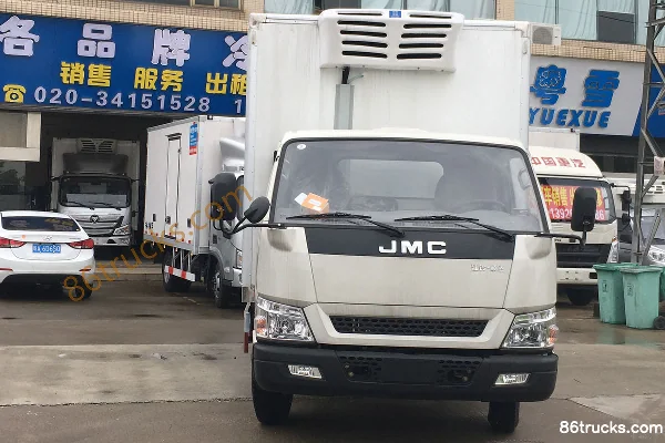 JMC Shunda Wide Body 116 hp 4X2(6 wheels) 4.08 m Refrigerated Truck (China VI) (Zhongji Brand) Exterior (2) | 86Trucks