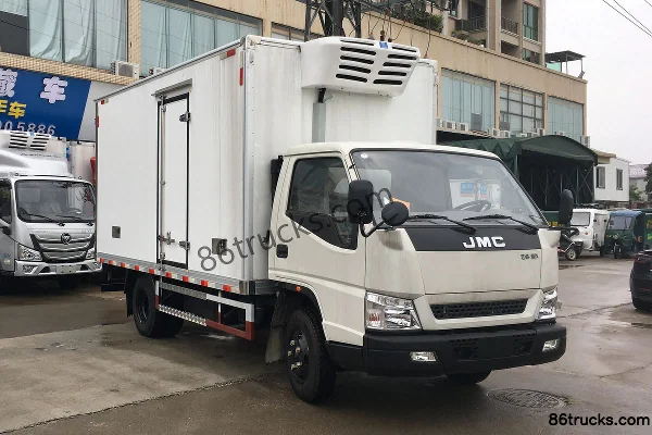 JMC Shunda large 116 ch 4X2(6 roues) 4,08 m camion frigorifique (China VI) (marque Zhongji) Extérieur