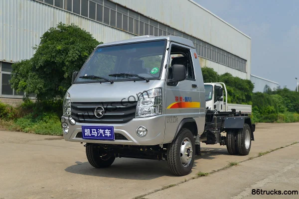 Kama Ruiling 91hp Gasoline 4X2(6 wheels) Interchangeable Container Garbage Truck (China VI) (Wanglongwei Brand) Exterior (3) | 86Trucks