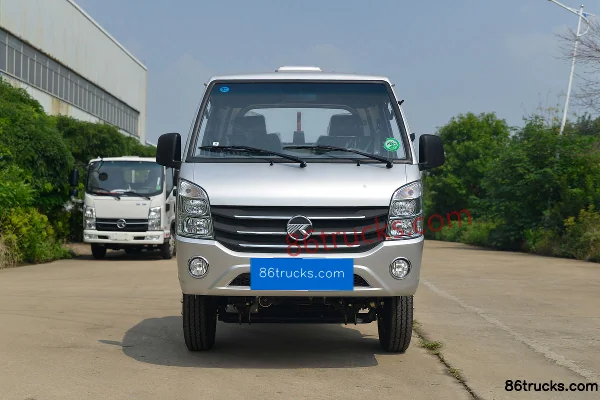 Kama Ruiling 91hp Gasoline 4X2(6 wheels) Interchangeable Container Garbage Truck (China VI) (Wanglongwei Brand) Exterior (2) | 86Trucks