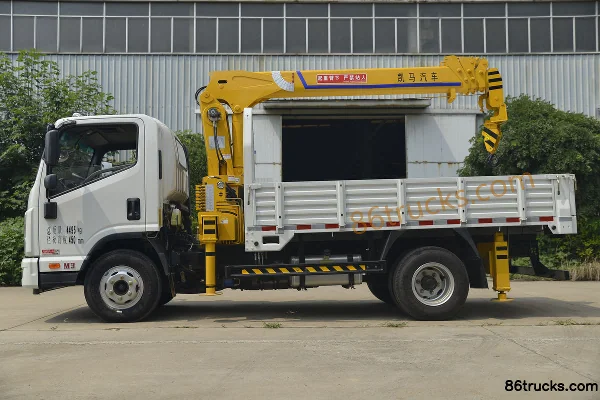 Kama Kaijie M3 130 hp 4X2(6 wheels) truck-mounted crane (China VI) Exterior (3) | 86Trucks