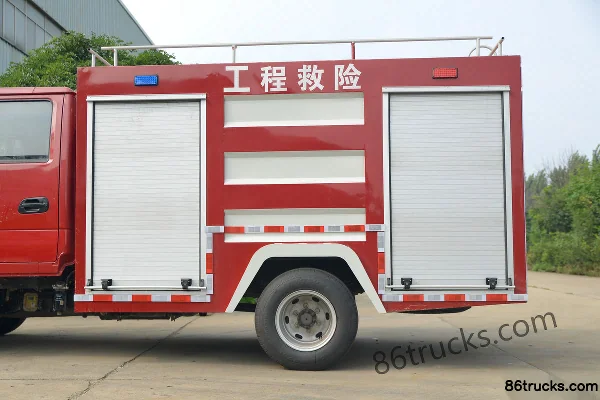 Kama K6 Fulai 110hp 4X2(6 wheels) Rescue Truck Body (2) | 86Trucks