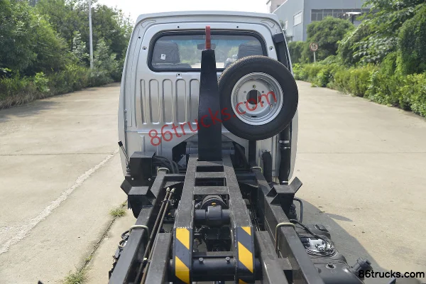 Kama Ruiling 91hp Gasoline 4X2(6 wheels) Interchangeable Container Garbage Truck (China VI) (Wanglongwei Brand) Body (3) | 86Trucks