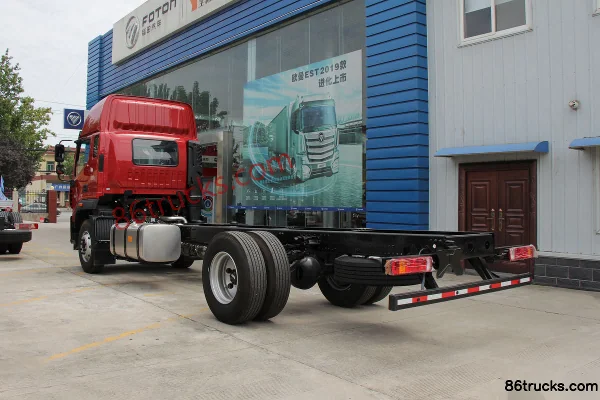 Foton Ouhang R-Series Green Star 185hp 4X2(6 wheels) Semi-sleeper Cargo Truck Chassis Exterior (3) | 86Trucks