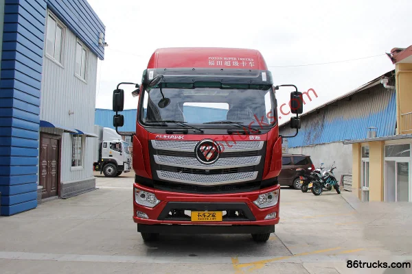 Foton Ouhang R-Series Green Star 185hp 4X2(6 wheels) Semi-sleeper Cargo Truck Chassis Exterior (2) | 86Trucks