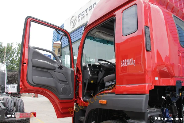 Foton Ouhang R-Series Green Star 185hp 4X2(6 wheels) Semi-sleeper Cargo Truck Chassis Cab (1) | 86Trucks