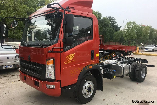 Sinotruk HOWO Hanjiang 116 hp 4X2(6 wheels) Flatbed Truck Exterior (2) | 86Trucks