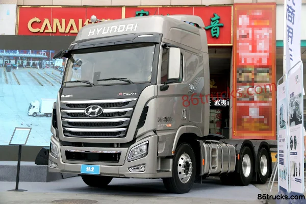 Hyundai Commercial Vehicle Chuanghu XCIENT Heavy Truck 520 hp 6X4(10 wheels) Automatic Tractor Truck (ZF AMT Tiptronic) Exterior (3) | 86Tru