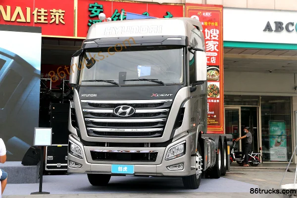 Hyundai Commercial Vehicle Chuanghu XCIENT Heavy Truck 520 hp 6X4(10 wheels) Automatic Tractor Truck (ZF AMT Tiptronic) Exterior (2) | 86Tru