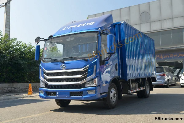 Yuejin Kuaiyun H500 150hp 4X2(6 wheels) 4.17m AMT automatic single-row box light truck (China VI) Exterior (3) | 86Trucks