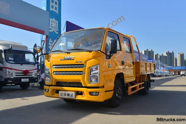 JMC New Shunda Narrow Body Luxury Edition 116 hp 4X2(6 wheels) 2.755m Double Row Flatbed Light Truck (China VI) Exterior (3) | 86Trucks
