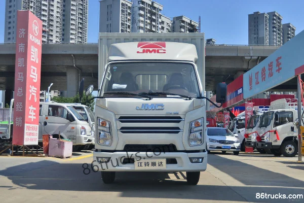 JMC nouveau Shunda narrow body 116 ch 4X2(6 roues) 3.7 m camion porteur fourgon simple cabine (China VI) Extérieur (2) | 86Trucks