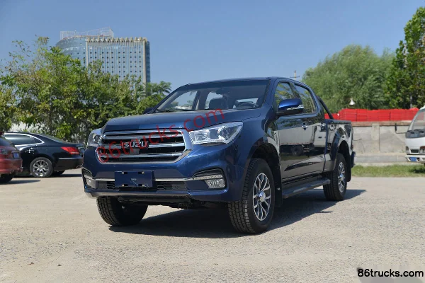 Qingling Isuzu Daka TAGA Luxury Edition 3T diesel 142hp 2WD double-row pickup truck Cab (3) | 86Trucks