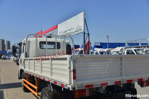 JMC Kaiyun version puissante 152 ch 4X2(6 roues) camion léger à plateau latéral de 3,7 m Carrosserie (3) | 86Trucks