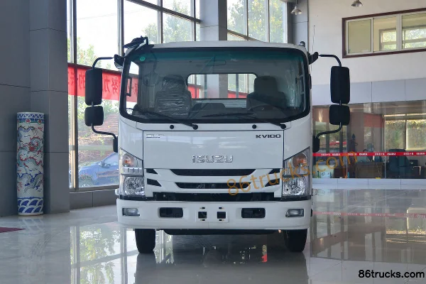 Qingling Isuzu KV100 120hp 4X2(6 wheels) 4.205m Single Row Flatbed Light Truck (Axle Ratio 5.2) Exterior (2) | 86Trucks
