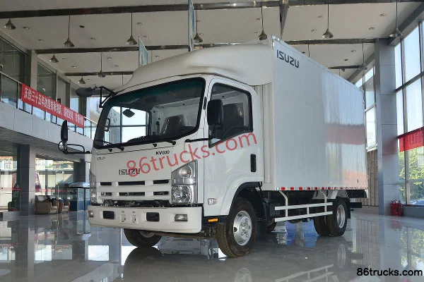 Qingling Isuzu KV600 120 hp 4X2(6 wheels) 4.13 m Single Row Box Light Truck Exterior (3) | 86Trucks