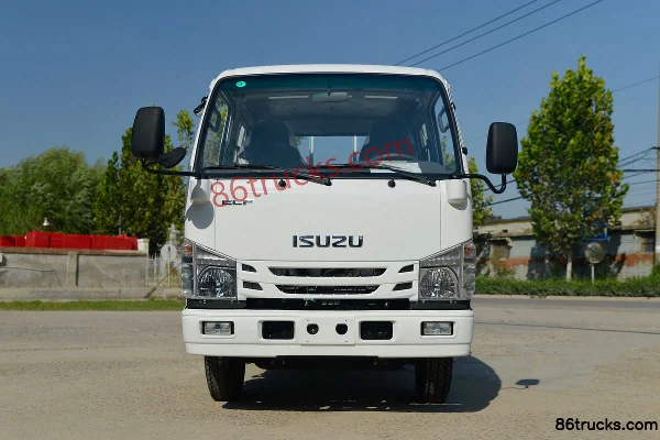 Qingling Isuzu 100P 120hp 4X2(6 wheels) 2.56m Double Row Flatbed Light Truck (Ratio 5.34) Exterior (2) | 86Trucks