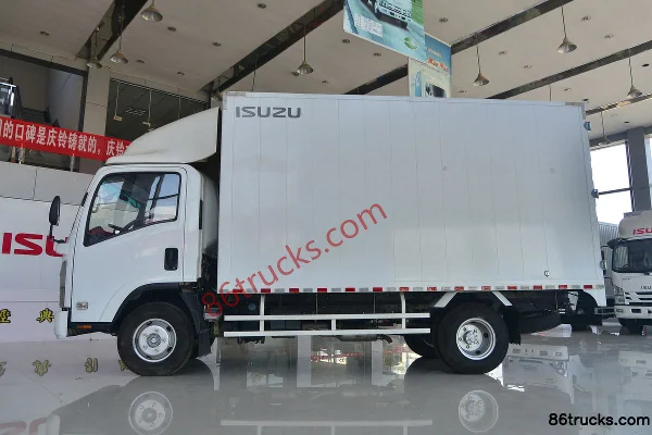 Qingling Isuzu KV600 120 hp 4X2(6 wheels) 4.13 m Single Row Box Light Truck Body (1) | 86Trucks