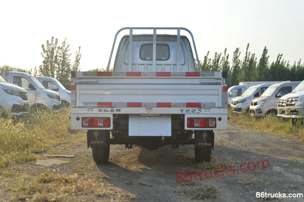 Jinbei Xinyuan T22S 1,5L 109 ch 4X2(6 roues) essence camion léger à ridelles cabine double 2,55 m Carrosserie (3) | 86Trucks