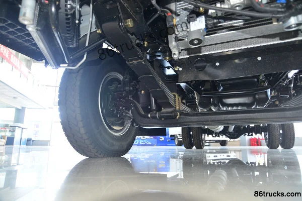Qingling Isuzu M600 132 hp 4X2(6 wheels) 4.13m Single Row Van Light Truck (China VI) Chassis (2) | 86Trucks