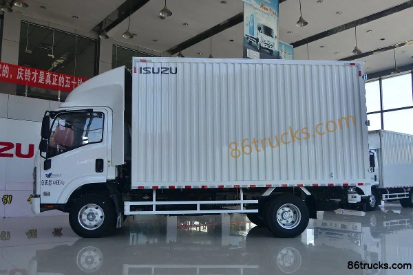 Qingling Isuzu M600 132 hp 4X2(6 wheels) 4.13m Single Row Van Light Truck (China VI) Body (1) | 86Trucks