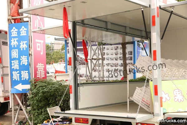 Foton Xiangling M1 Confort 1,6 L 122 ch 4X2(6 roues) essence 3,3 m fourgon à cabine simple avec portes latérales relevables Carrosserie (3)