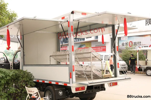 Foton Xiangling M1 Confort 1,6 L 122 ch 4X2(6 roues) essence 3,3 m fourgon à cabine simple avec portes latérales relevables Carrosserie (1)
