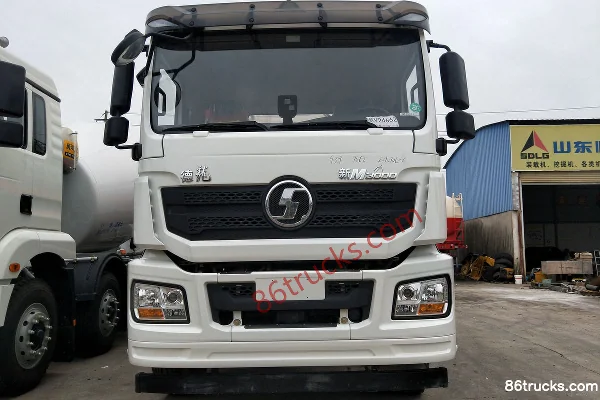 SHACMAN Delong New M3000 350 hp 8X4(12 wheels) aluminum alloy fuel tanker (Lingyu brand) Exterior (2) | 86Trucks