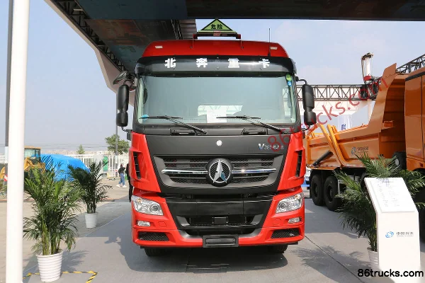 Beiben V3ET Heavy Truck Elite Edition allégé version transport de matières dangereuses 460 ch 6X4(10 roues) tracteur routier pour matières d