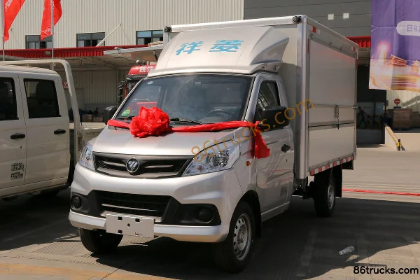 Foton Xiang Ling V1, 1,3 L, 87 ch, 4X2(6 roues) , essence, 3,05 m micro camion fourgon à ouverture latérale cabine simple (roue arrière simp
