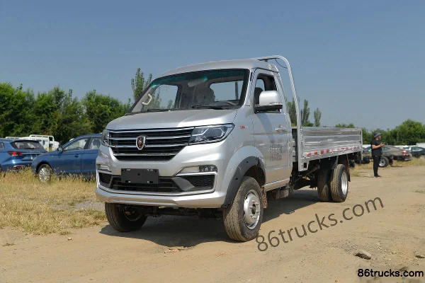 Jinbei T50 2020 Chuangfu 1.6L 116hp 4X2(6 wheels) Gasoline 3.6m Single Row Flatbed Mini Truck (China VI) Exterior (3) | 86Trucks