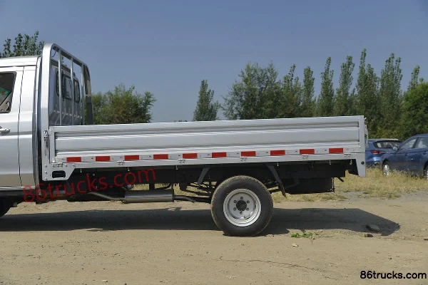 Jinbei T50 2020 Model Standard Edition 1.5L 102 hp 4X2(6 wheels) Gasoline 3.2m Single Row Drop Side Micro Truck (China VI) Body (2) | 86Truc