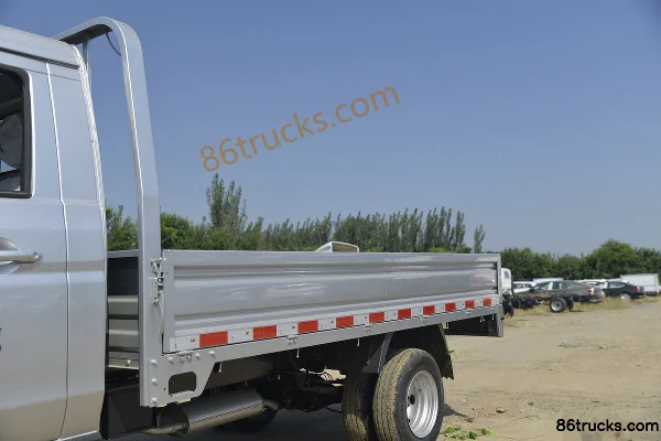Jinbei T50 2020 Model Standard Edition 1.5L 102 hp 4X2(6 wheels) Gasoline 3.2m Single Row Drop Side Micro Truck (China VI) Body (1) | 86Truc