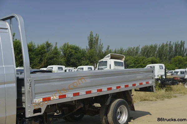 Jinbei T50 2020 Chuangfu 1.6L 116hp 4X2(6 wheels) Gasoline 3.6m Single Row Flatbed Mini Truck (China VI) Body (1) | 86Trucks