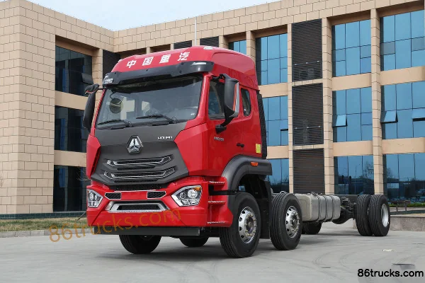 Sinotruk HOWO NX Medium Truck 330 hp 6X2(8 wheels) 7.8m Flatbed Cargo Truck (Ratio 3.7)(10-speed) Exterior (3) | 86Trucks