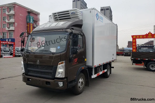 Sinotruk HOWO Wang 190 ch 4X2(6 roues) camion frigorifique 5,09 m (China VI) Extérieur