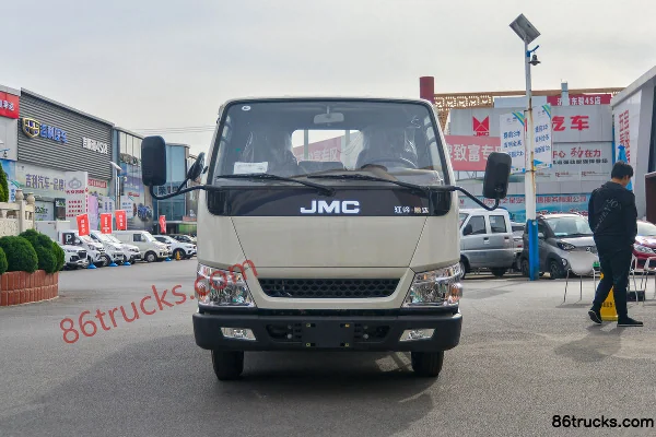 JMC Shunda Narrow Body 122hp 4X2(6 wheels) 3.82m Semi-row Flatbed Light Truck (China VI) Exterior (2) | 86Trucks