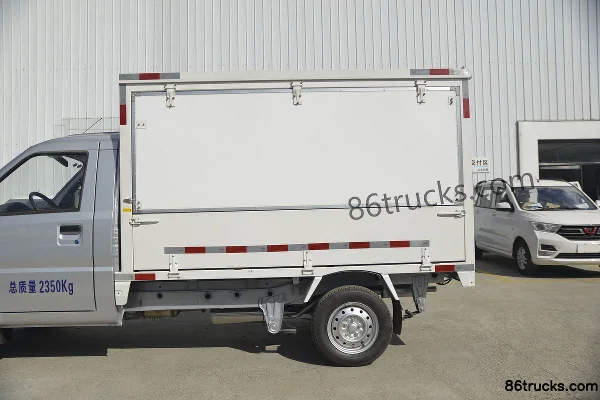 Wuling Rongguang Mini Truck 1.5L 99 hp 4X2(6 wheels) Gasoline 2.554m Single Row Wing Opening Van Mini Truck Body (2) | 86Trucks