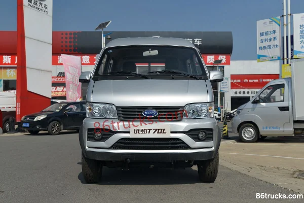 Karry Youjin T72L Xingfu Edition 1.5L 116hp 4X2(6 wheels) Gasoline 2.7m Double Row Flatbed Micro Truck (China VI)(AC) Exterior (2) | 86Truck