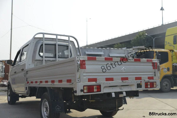 Changan Kuayue Wang X3 Standard Edition 1.6L Gasoline 122hp 4X2(6 wheels) 2.71m Double Row Flatbed Mini Truck (Single Rear Wheel) (China VI)