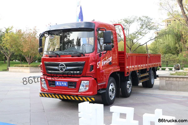 Kama Fangding Zhongka Star 163hp 6X2(8 wheels) 6.21m semi-row flatbed cargo truck (China VI) Exterior (3) | 86Trucks
