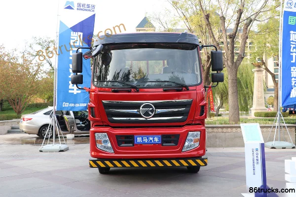Kama Fangding Zhongka Star 163hp 6X2(8 wheels) 6.21m semi-row flatbed cargo truck (China VI) Exterior (2) | 86Trucks