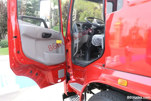 Kama Fangding Zhongka Star 163hp 6X2(8 wheels) 6.21m semi-row flatbed cargo truck (China VI) Cab (1) | 86Trucks