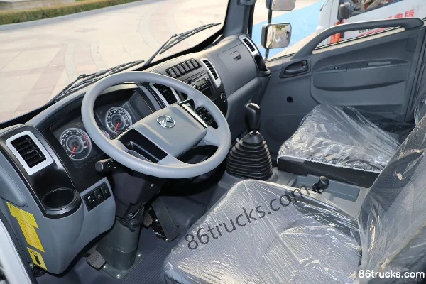 Kama Kaijie 116 hp 4X2(6 wheels) 4.2m Dump Truck Cab (1) | 86Trucks