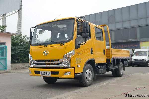 Yuejin Chaoyue C300Plus-33 170 ch 4X2(6 roues) 3,12 m cabine double plateau léger (China VI) Extérieur (3) | 86Trucks
