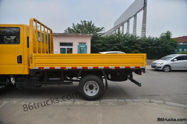 Yuejin Chaoyue C300Plus-33 170 ch 4X2(6 roues) 3,12 m cabine double plateau léger (China VI) Carrosserie (2) | 86Trucks