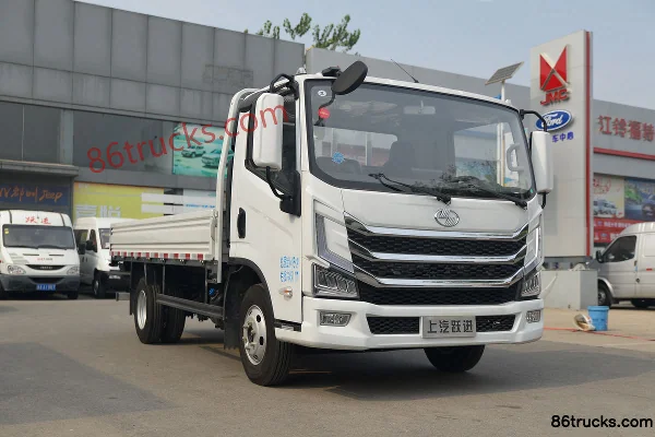 Yuejin Beyond H500 2.5L Diesel 180hp 4X2(6 wheels) Fast Gear 8-Speed 4.2m Single Row Flatbed Light Truck Exterior