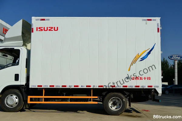 Jiangxi Isuzu Wing Release EC7 Standard Edition 116hp 4X2(6 wheels) 4.2m single-row van light truck Body (2) | 86Trucks
