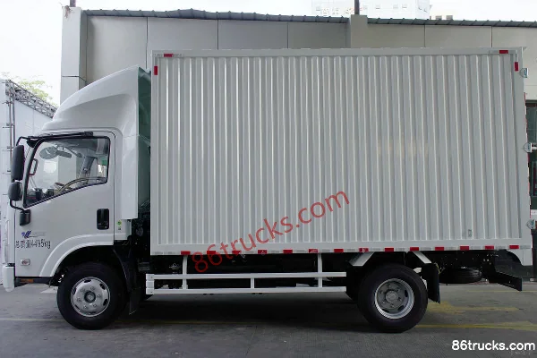 Qingling Isuzu M100 120 hp 4X2(6 wheels) 4.13 m single-row van light truck (China VI) Exterior (3) | 86Trucks